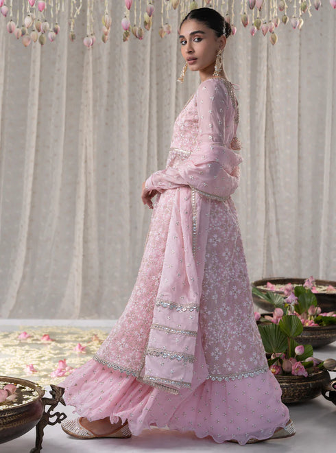 Sajda Anarkali with Sajda Skirt